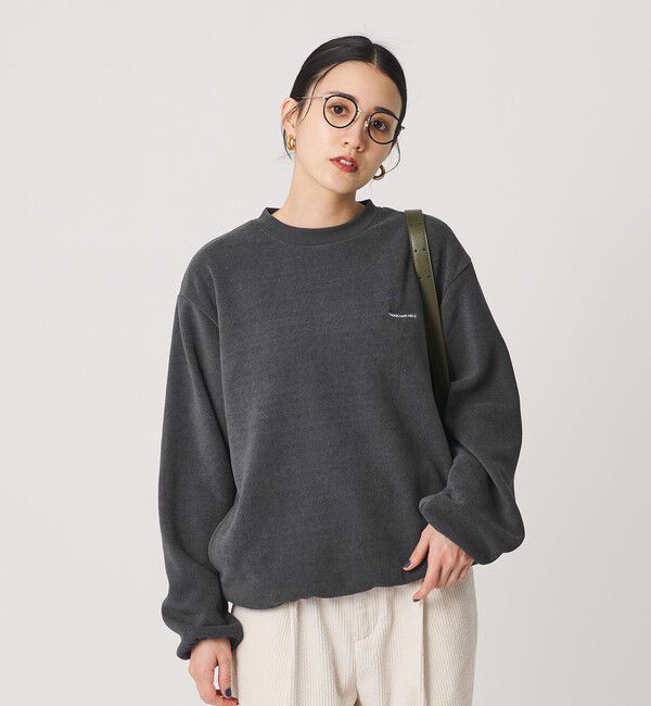 BEAUTY&YOUTH UNITED ARROWS「＜THOUSAND MILE＞フリース クルーネックプルオーバー」|Tシャツ・カットソー|DK.GRAY