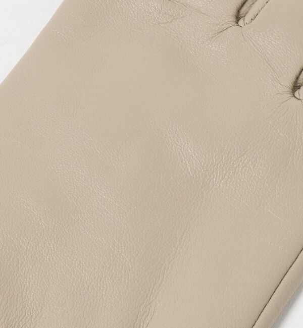 BEAUTY&YOUTH UNITED ARROWS「レザー&times;スエード コンビ リボン グローブ」|手袋|