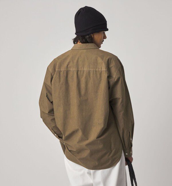 STEVEN ALAN「＜Steven Alan＞ ガーメントダイ ポプリン レギュラーカラー シャツ LOOSE」|シャツ・ブラウス|