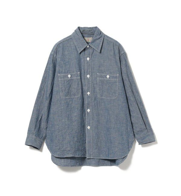 BEAMSBOY「【別注】BUZZ RICKSON'S / シャンブレー ロングスリーブ シャツ」|シャツ・ブラウス|