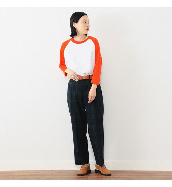 BEAMSBOY「BEAMS BOY / ポリエステル ウール シンチ バック スラックス」|スラックス|