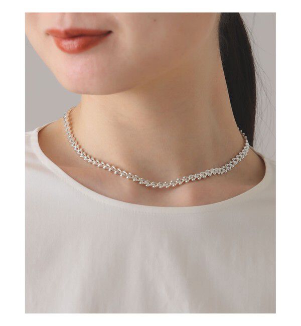Demi-Luxe BEAMS 「quip queint / ヘリンボーン S ネックレス」|その他|SILVER