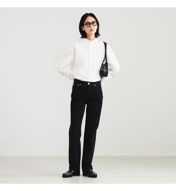 Demi-Luxe BEAMS 「upper hights / THE AMALIE BLACK デニムパンツ」|デニム|