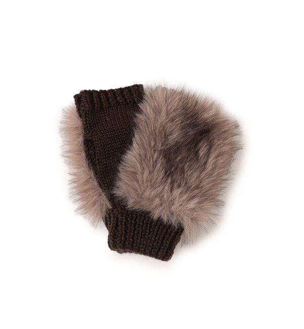 Ray BEAMS 「フェイクファー グローブ」|手袋|