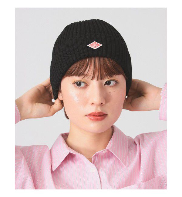 Ray BEAMS 「DANTON / WOOL RIB KNIT CAP」|ニット帽|090_BLACK