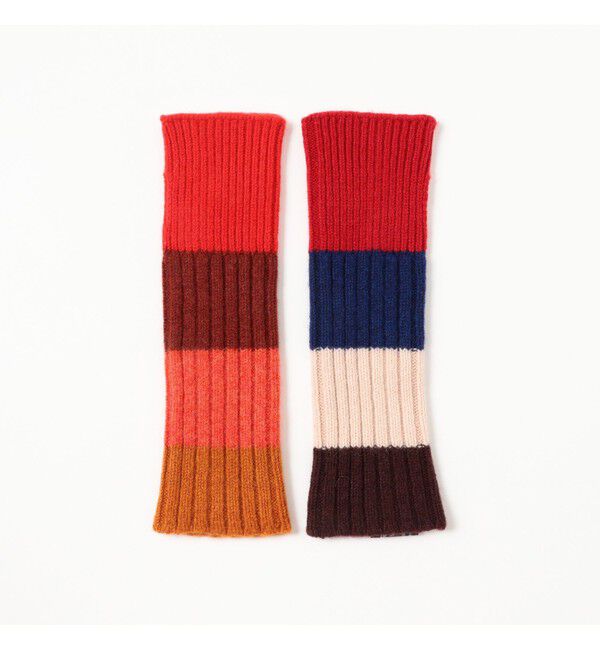 BEAMSBOY「【別注】ROBERT MACKIE / マルチボーダー アームウォーマー」|手袋|