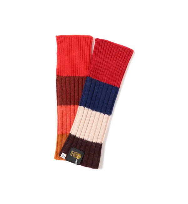 BEAMSBOY「【別注】ROBERT MACKIE / マルチボーダー アームウォーマー」|手袋|