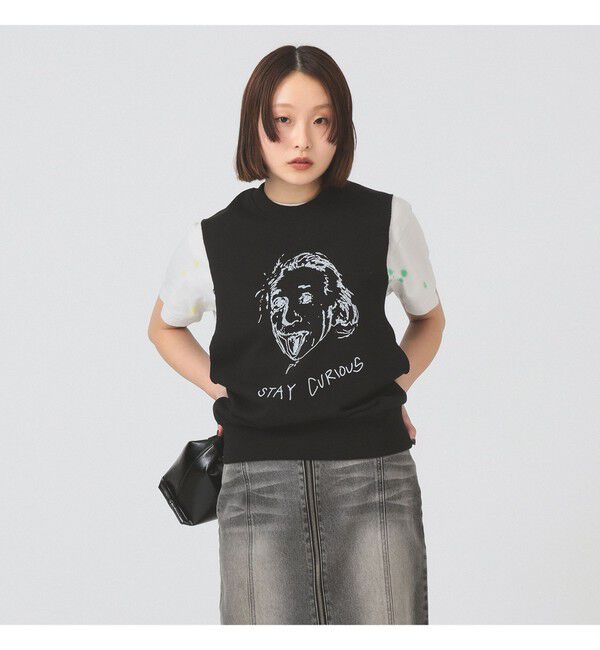 Ray BEAMS 「PENNY_PrntV_SP」|ベスト・ジレ|