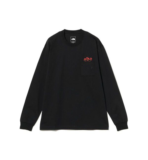 BEAMS「THE NORTH FACE / ロングスリーブ フラッシュドライフラワー ロゴティー」|Tシャツ・カットソー|