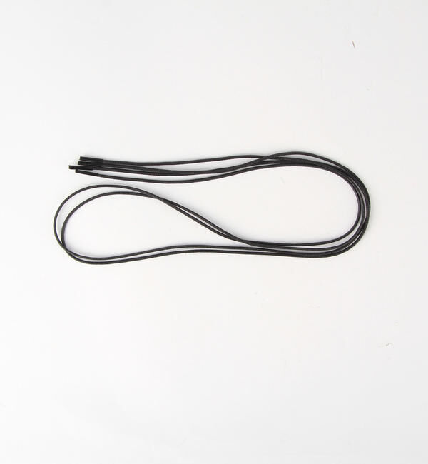 SHIPS「ALDEN: 6アイレット シューレース」|その他|ブラック