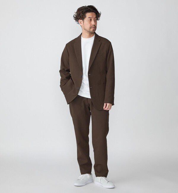 SHIPS「SHIPS:  ハイゲージ クルーネック ダンボールニット 長袖Tシャツ」|Tシャツ・カットソー|