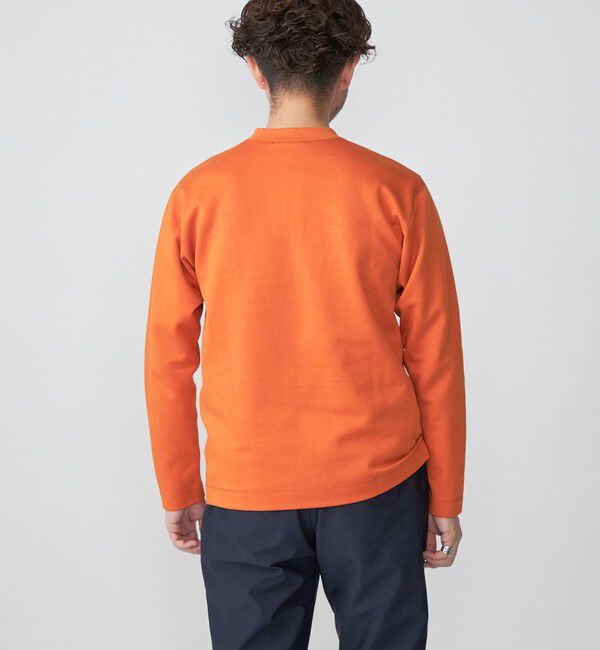 SHIPS「SHIPS:  ハイゲージ クルーネック ダンボールニット 長袖Tシャツ」|Tシャツ・カットソー|