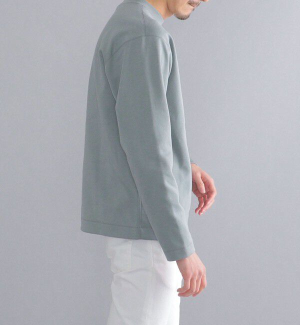 SHIPS「SHIPS:  ハイゲージ クルーネック ダンボールニット 長袖Tシャツ」|Tシャツ・カットソー|