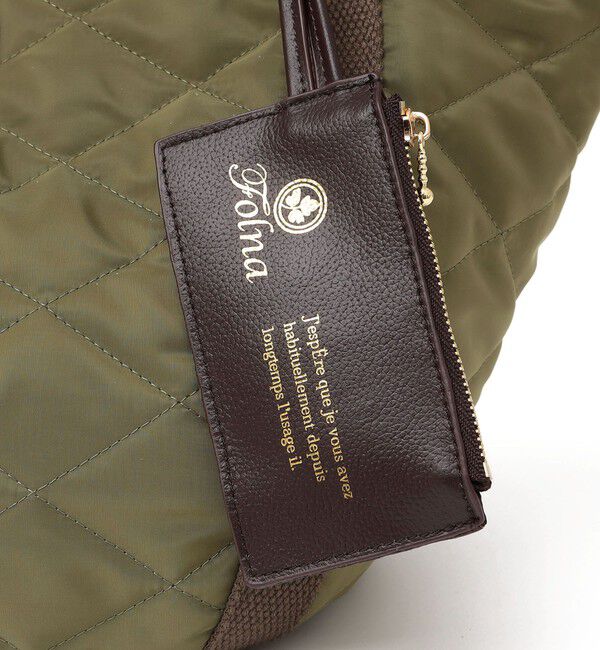 SHIPS any「《一部追加予約》【SHIPS any別注】Folna: 2WAY キルティング バッグ」|トートバッグ|