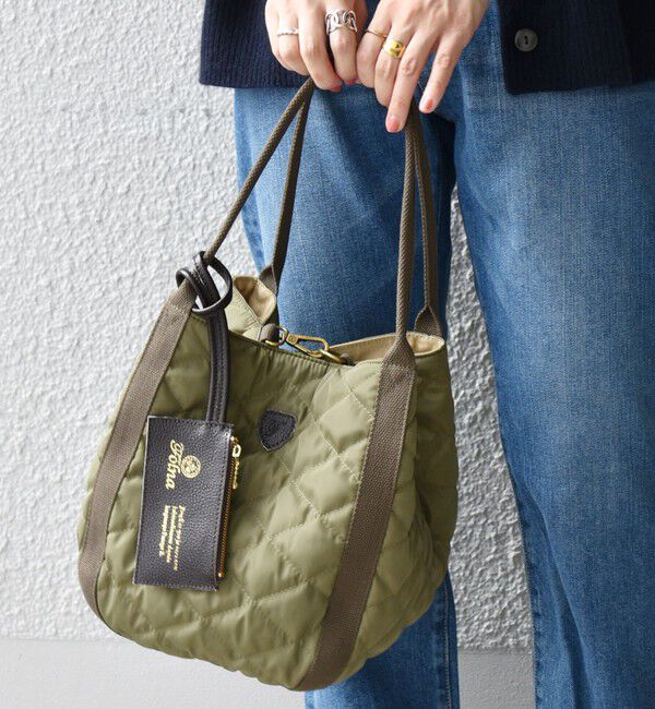 SHIPS any「《一部追加予約》【SHIPS any別注】Folna: 2WAY キルティング バッグ」|トートバッグ|