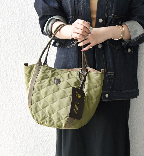 SHIPS any「《一部追加予約》【SHIPS any別注】Folna: 2WAY キルティング バッグ」|トートバッグ|