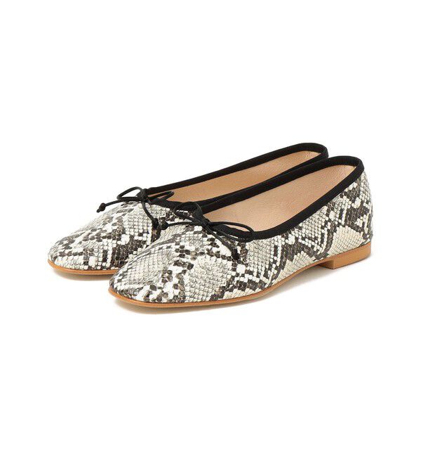 SHIPS any「REMME: パイソン ディープカット バレエシューズ」|バレエシューズ|