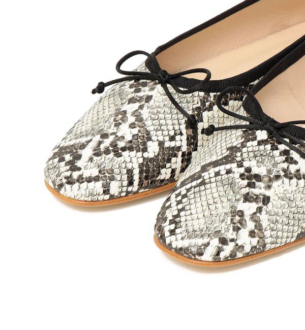 SHIPS any「REMME: パイソン ディープカット バレエシューズ」|バレエシューズ|
