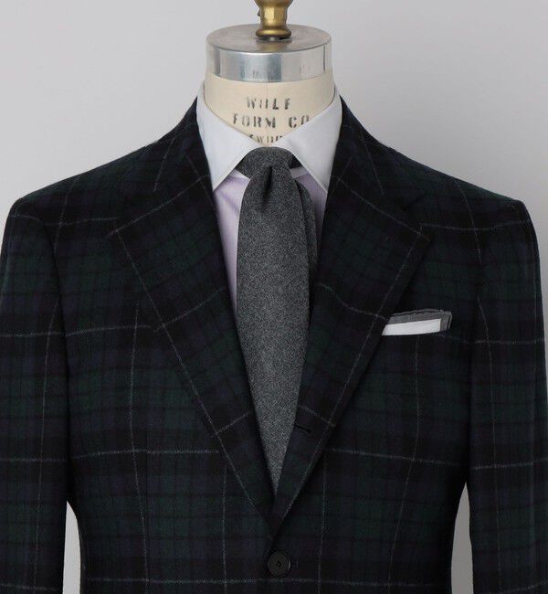 SHIPS「SHIPS: ウール カノニコ 無地 ネクタイ」|ネクタイ・蝶ネクタイ|