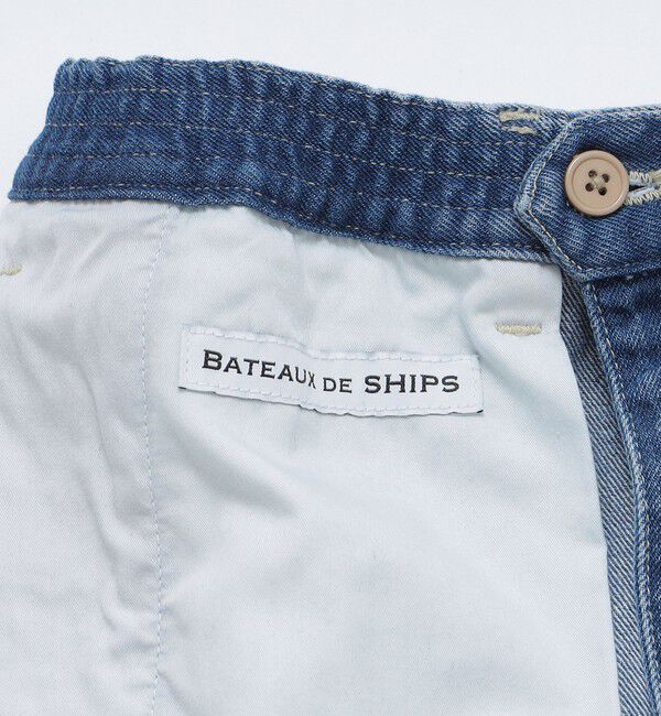 SHIPS「BATEAUX DE SHIPS: デニム テーパード トラウザース」|デニム|