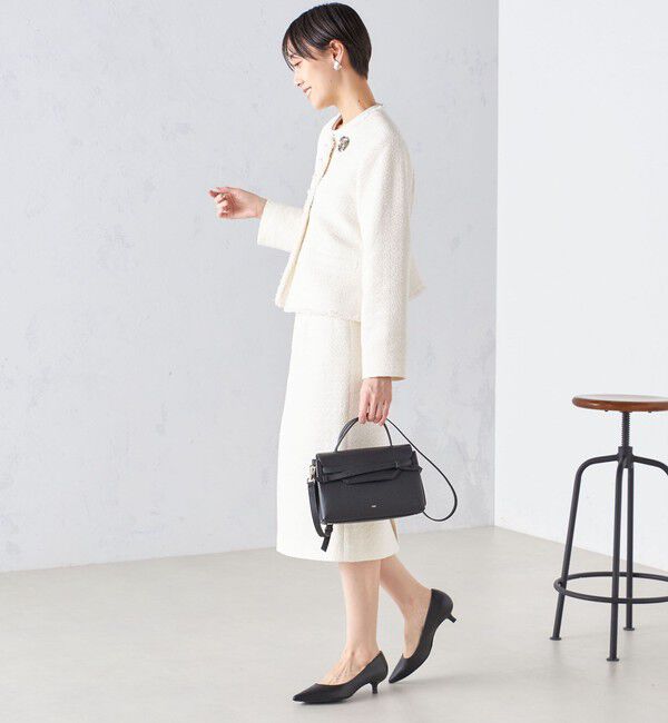 SHIPS for women「〈セレモニー対応可〉スラブ ツイード タイト スカート  24SS（セットアップ対応）◇」|スカート|