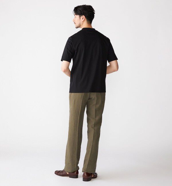 SHIPS「SHIPS: ALBINI モックネック ショートスリーブ Tシャツ」|Tシャツ・カットソー|