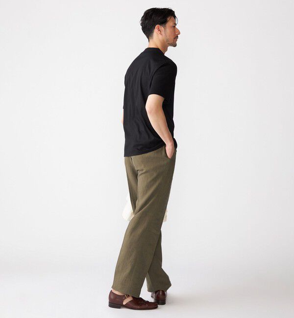 SHIPS「SHIPS: ALBINI モックネック ショートスリーブ Tシャツ」|Tシャツ・カットソー|