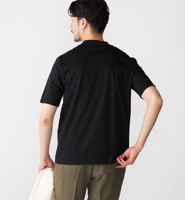 SHIPS「SHIPS: ALBINI モックネック ショートスリーブ Tシャツ」|Tシャツ・カットソー|