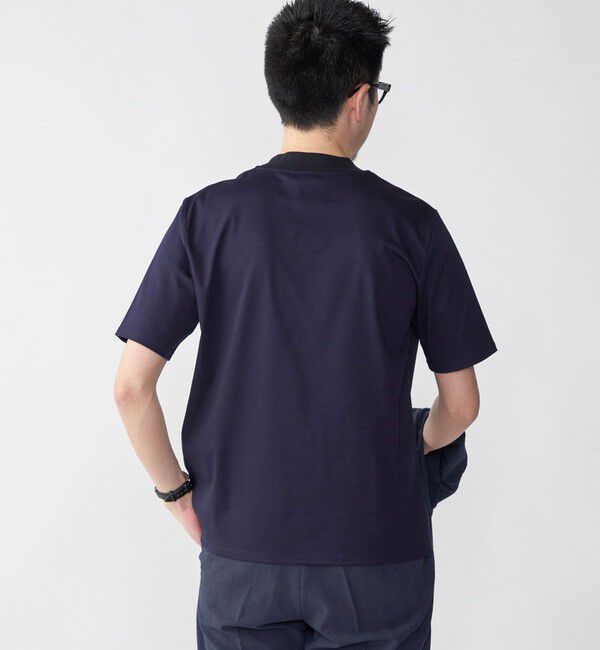 SHIPS「SHIPS: ALBINI モックネック ショートスリーブ Tシャツ」|Tシャツ・カットソー|