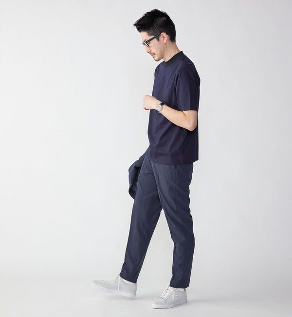 SHIPS「SHIPS: ALBINI モックネック ショートスリーブ Tシャツ」|Tシャツ・カットソー|