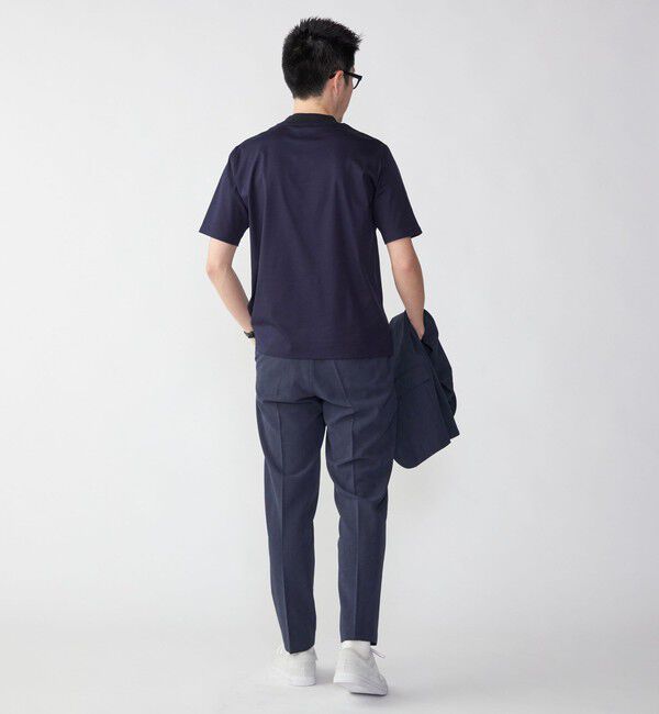 SHIPS「SHIPS: ALBINI モックネック ショートスリーブ Tシャツ」|Tシャツ・カットソー|