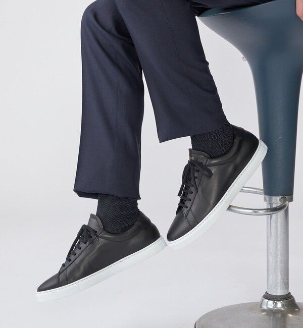 SHIPS「【SHIPS別注】PIEVE: カーフレザー スニーカー」|スニーカー|