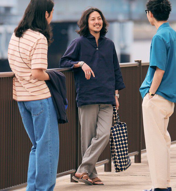 SHIPS「SHIPS: SOLOTEX(R) リネン 7スリーブ カプリシャツ」|シャツ・ブラウス|