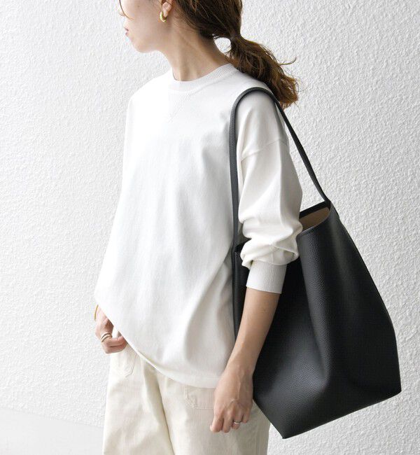 SHIPS any「SHIPS any:〈手洗い可能〉スウェットライク ニット プルオーバー」|ニット・セーター|