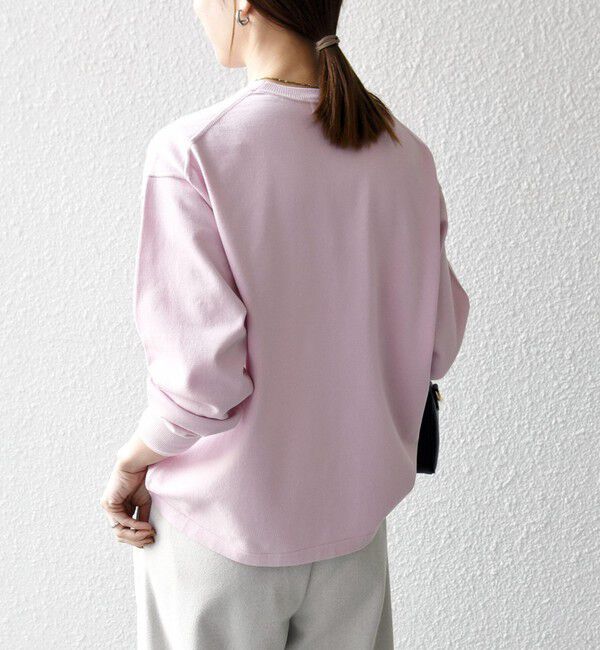 SHIPS any「SHIPS any:〈手洗い可能〉スウェットライク ニット プルオーバー」|ニット・セーター|