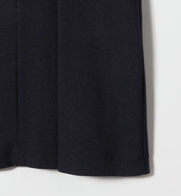 SHIPS any「《一部追加予約》【WEB限定】SHIPS any: ダブルクロス ウエスト タック Aライン ワンピース ［NAVY BLUE］」|ワンピース|