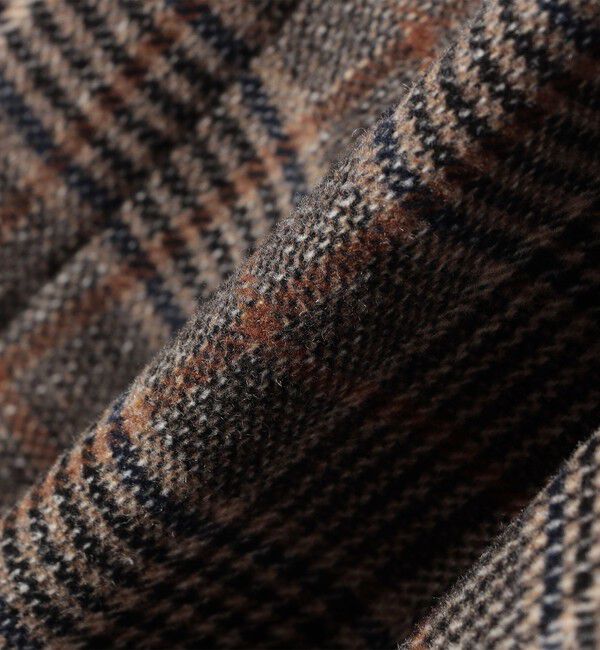 SHIPS any「SHIPS any:〈手洗い可能〉ウールライク チェック セミワイド グルカ パンツ」|その他|