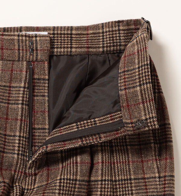 SHIPS any「SHIPS any:〈手洗い可能〉ウールライク チェック セミワイド グルカ パンツ」|その他|