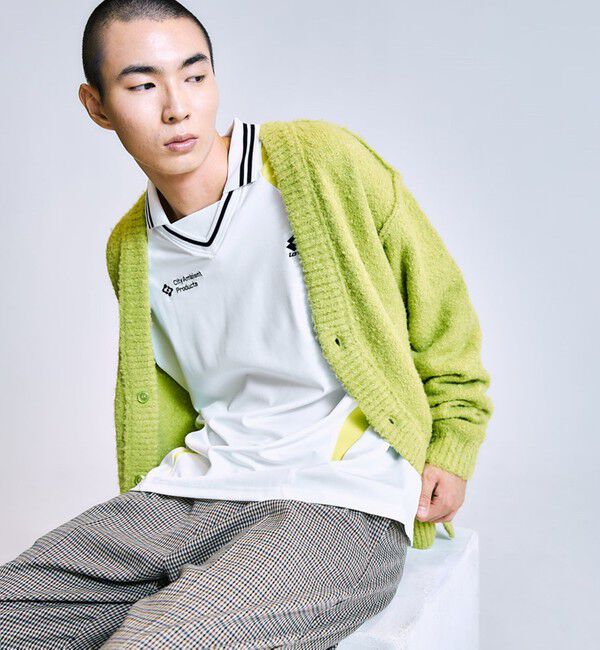 SHIPS「City Ambient Products:〈手洗い可能〉ループヤーン ワイドリブ カーディガン」|カーディガン|