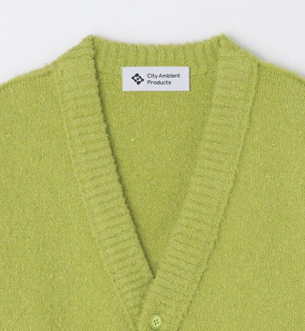 SHIPS「City Ambient Products:〈手洗い可能〉ループヤーン ワイドリブ カーディガン」|カーディガン|