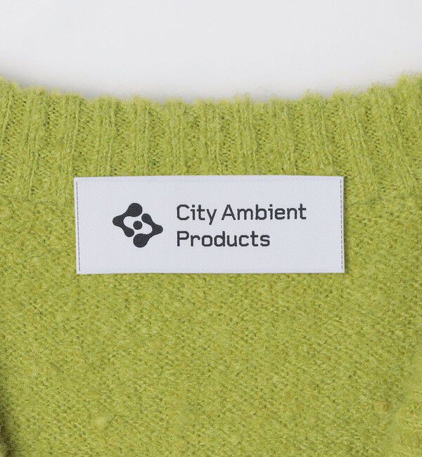 SHIPS「City Ambient Products:〈手洗い可能〉ループヤーン ワイドリブ カーディガン」|カーディガン|