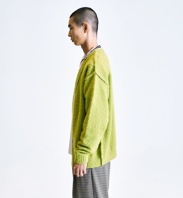 SHIPS「City Ambient Products:〈手洗い可能〉ループヤーン ワイドリブ カーディガン」|カーディガン|