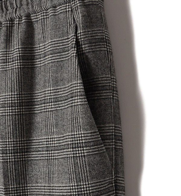SHIPS for women「〈手洗い可能〉両面起毛 セミフレア チェック パンツ」|その他|