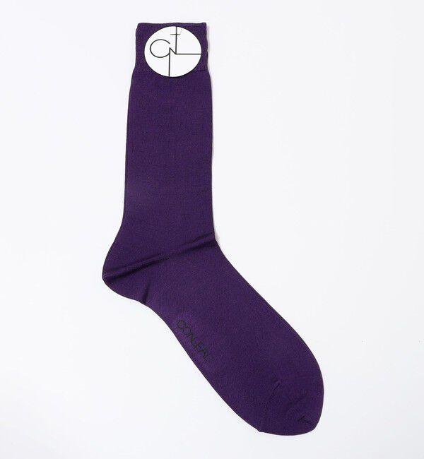SHIPS「CONLEAD: シルク/ナイロン ソックス」|ソックス|パープル