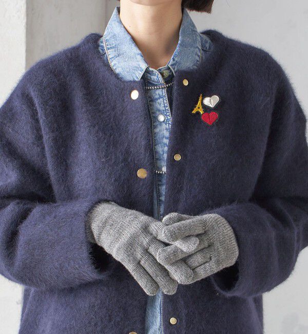 SHIPS for women「3WAY ブークレ グローブ」|手袋|