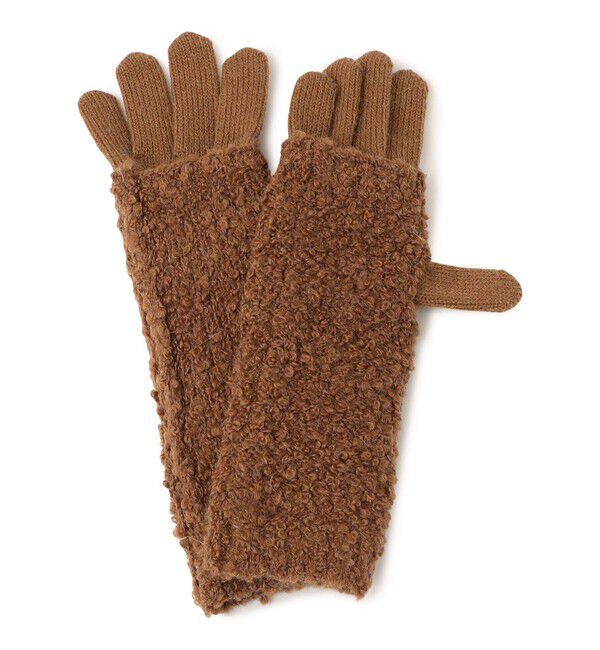 SHIPS for women「3WAY ブークレ グローブ」|手袋|