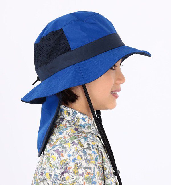 SHIPS KIDS「SHIPS KIDS:〈UVカット/撥水/吸水速乾〉サファリ ハット」|ハット|