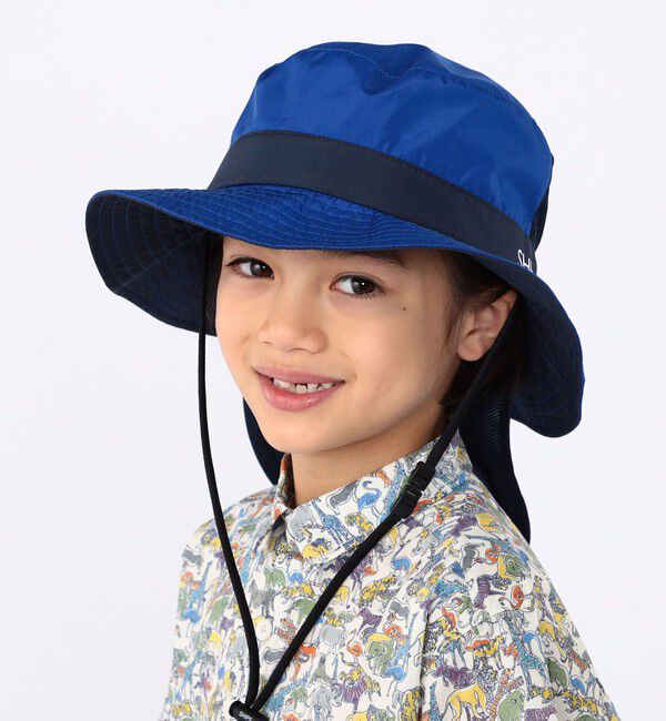 SHIPS KIDS「SHIPS KIDS:〈UVカット/撥水/吸水速乾〉サファリ ハット」|ハット|