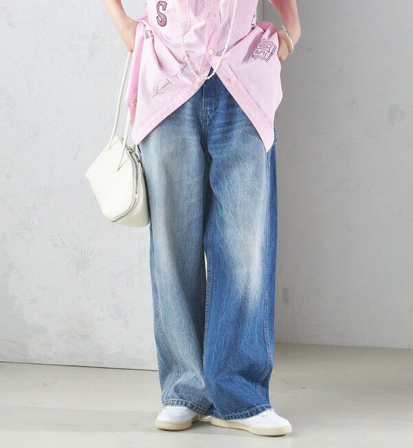 SHIPS for women「【SHIPS別注】WHITE FIELD:デニム ペインター パンツ」|デニム|