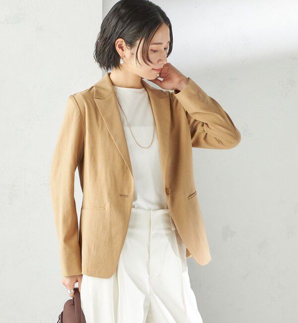 SHIPS for women「〈手洗い可能〉FUNCTIONAL テーラード ジャケット（セットアップ対応）」|テーラードジャケット|